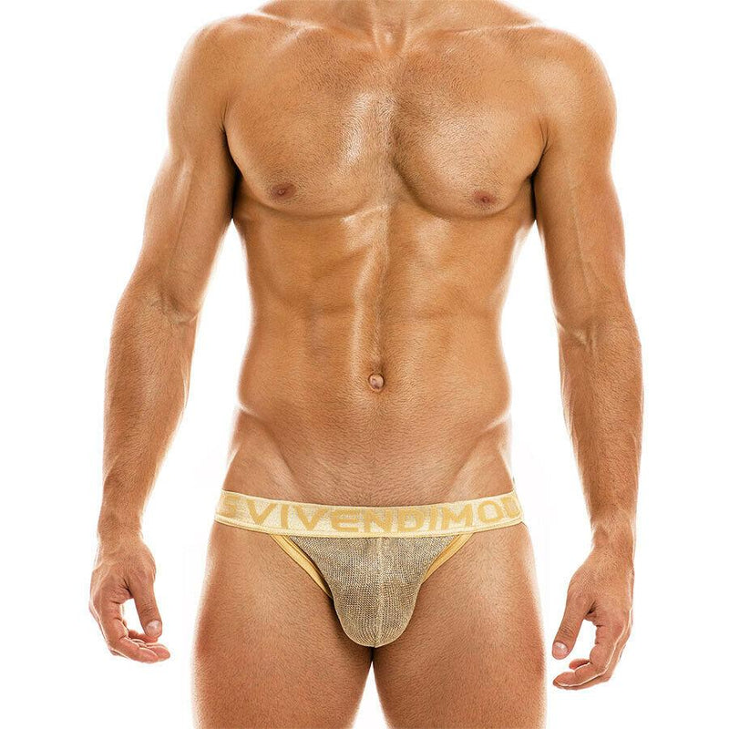 Jock Modus Vivendi Armor Jockstrap Metallic Gold 01011 54 - SexyMenUnderwear.com