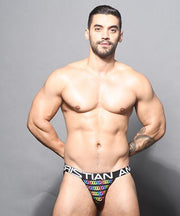 Jockstrap Andrew Christian Pride Chain Jock Stylish Rainbow 91864 29 - SexyMenUnderwear.com