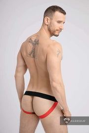 Jockstrap MASKULO Printed Mesh Jock Elastic Extra Comfort JS074-10 28 - SexyMenUnderwear.com
