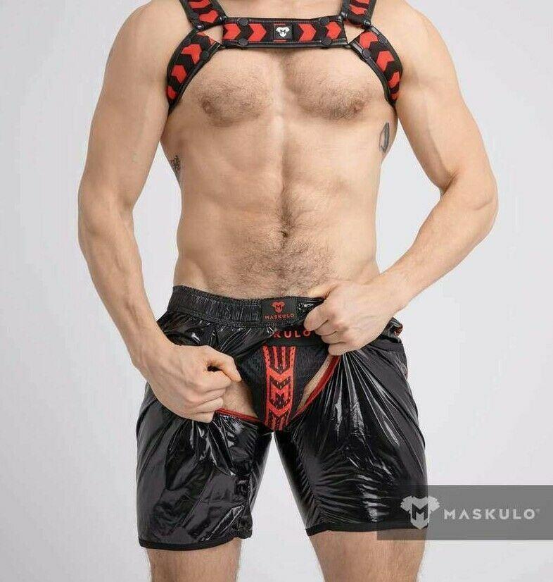 Jockstrap MASKULO Printed Mesh Jock Elastic Extra Comfort JS074-10 28 - SexyMenUnderwear.com
