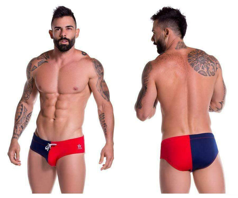 JOR Swimwear Verona Swim Brief Navy-Red 0758 2 - SexyMenUnderwear.com