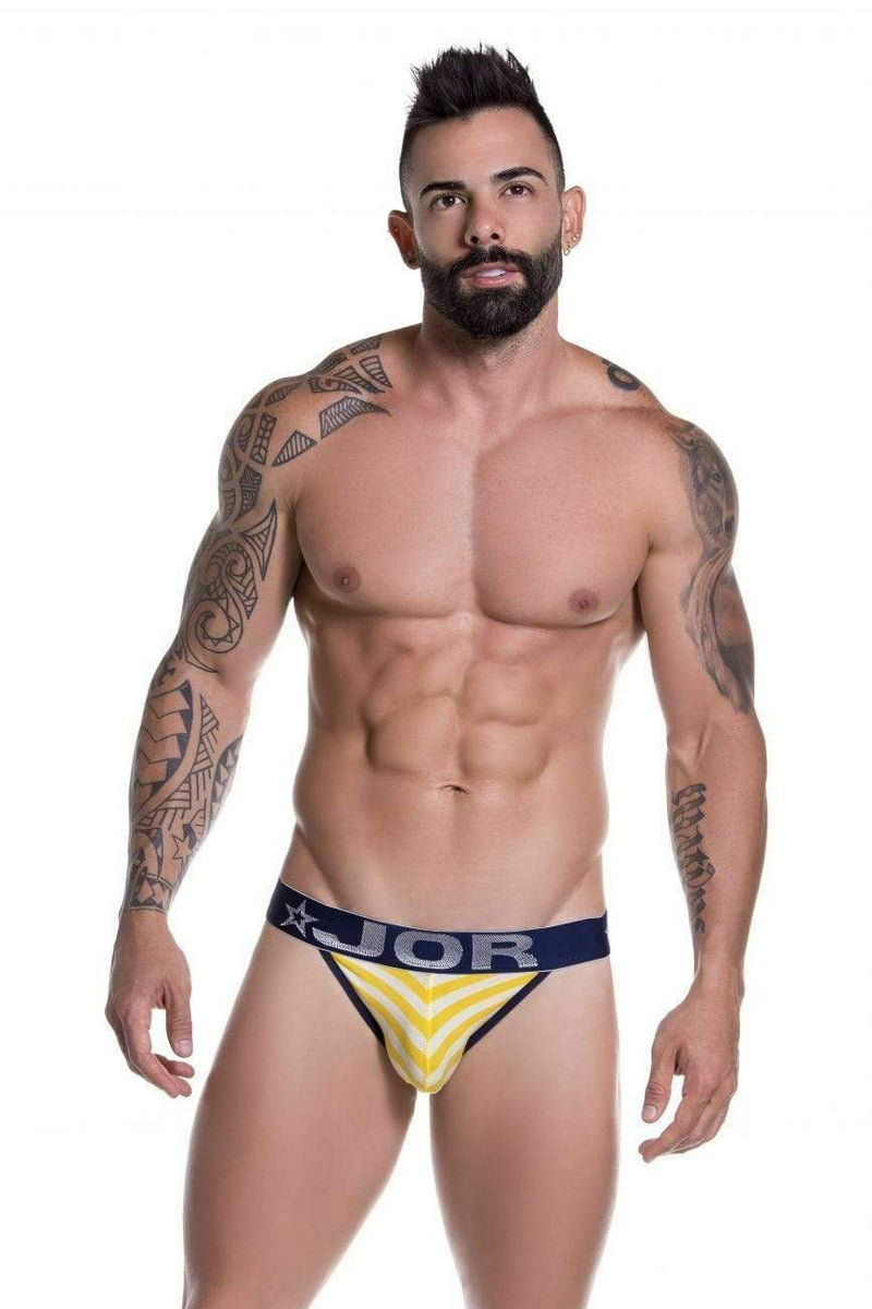 JOR Thong Travel Tanga Para Hombres Yellow 0726 1 - SexyMenUnderwear.com
