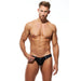 Large GREGG HOMME Thong DMNT Faux Leather Tanga 180704 69 - SexyMenUnderwear.com