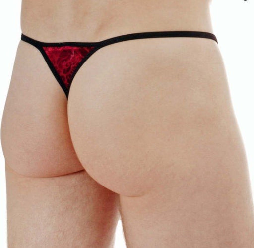 Large L'Homme Invisible String Transparent Detachable Thong Red Tosca MY83 6 - SexyMenUnderwear.com