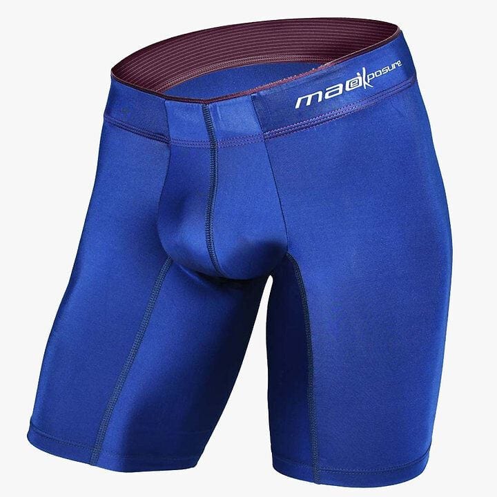 LARGE MAO Sport Boxer Double Band Exposure Edition Azul Marino - SexyMenUnderwear.com