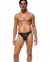 LARGE RUFSKIN Thong STREAM Premium Rayon Soft-Knit Army Contour Pouch 16 - SexyMenUnderwear.com