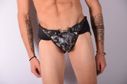 Large SMU Leather Camo Jockstrap Adjustable CodPiece 14 - SexyMenUnderwear.com