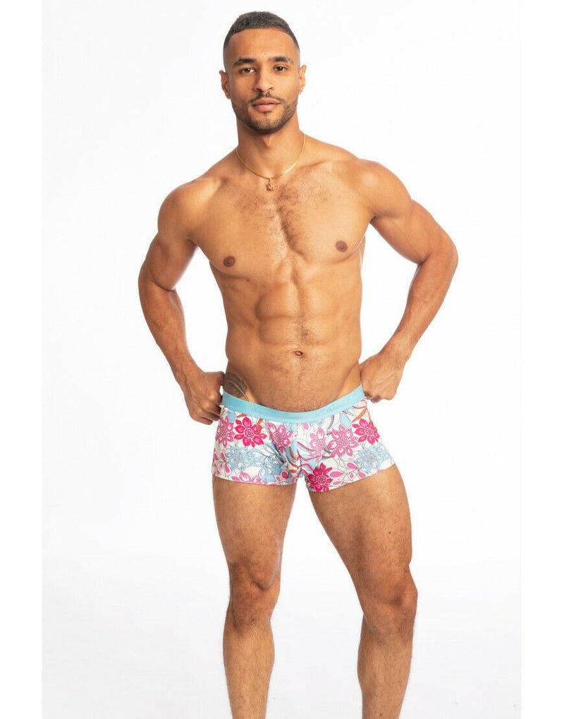 L'Homme Invisible Boxer Technicolor Dreams Hipster Push Up Rose Fushia MY39 8 - SexyMenUnderwear.com