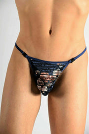 L'Homme Invisible G-String Striptease Detachable Clip Thong Ewan Marine MY83 1 - SexyMenUnderwear.com