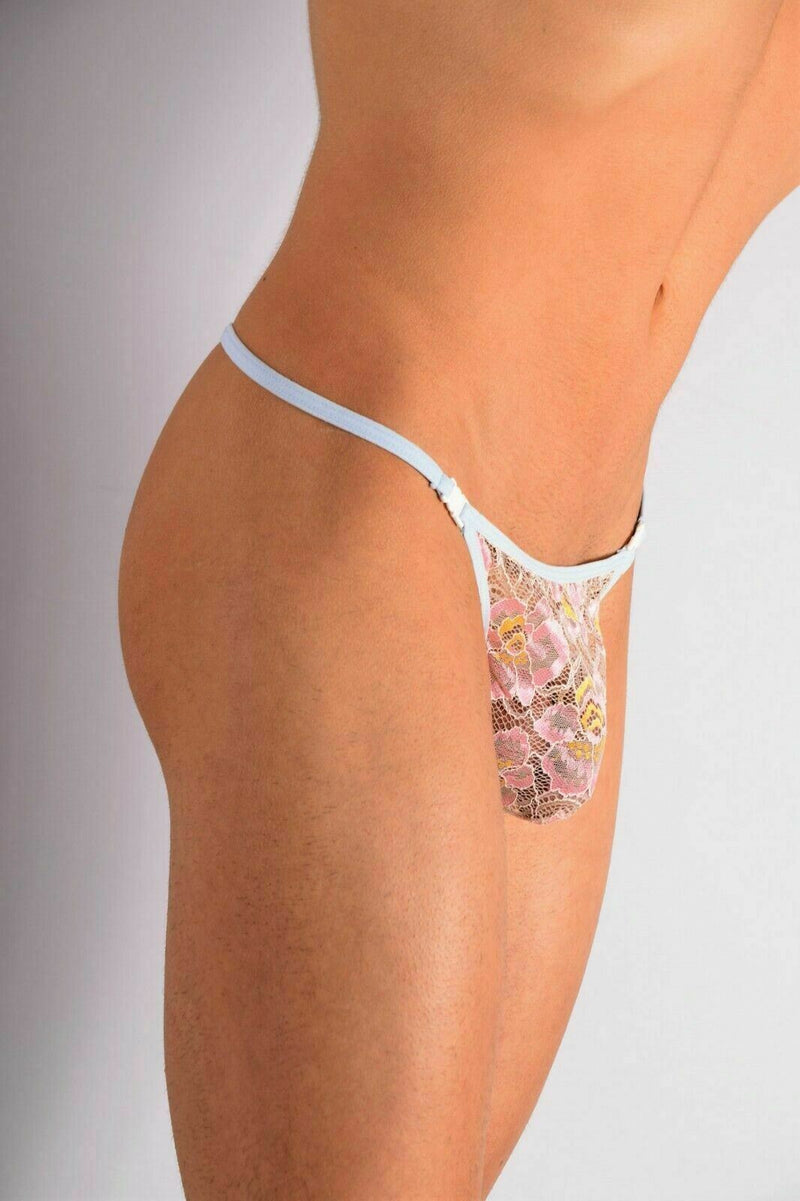 L'Homme Invisible G-String Striptease Lace Detachable Thong Elysee Two MY83 1 - SexyMenUnderwear.com