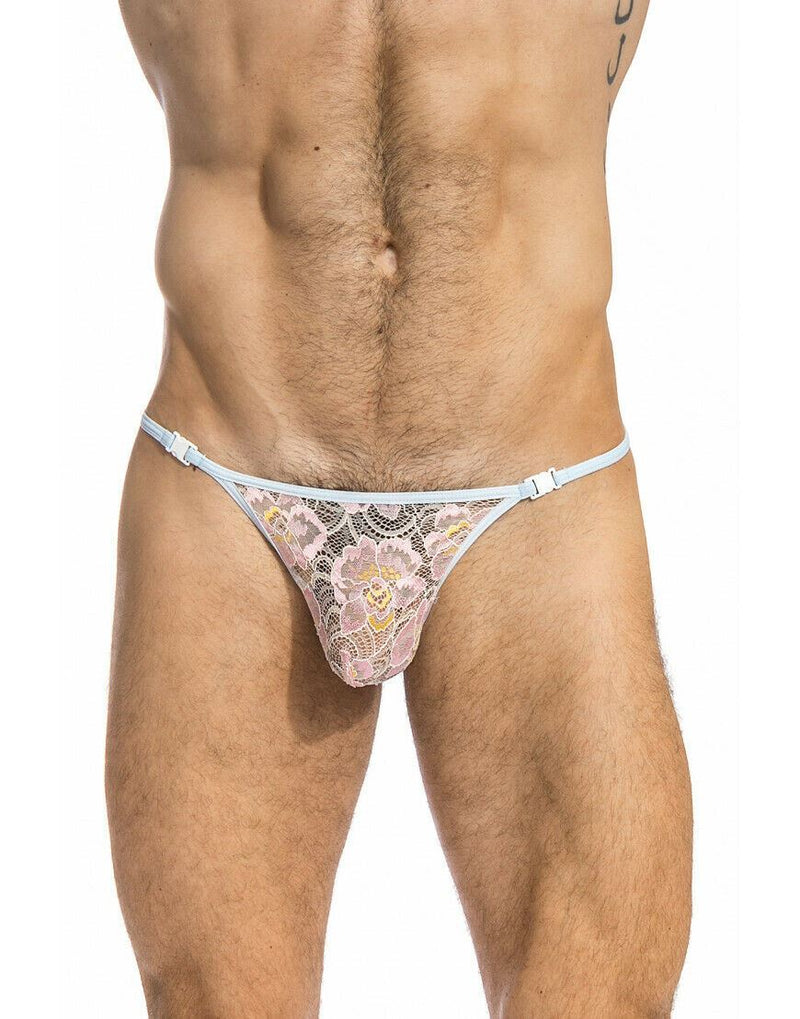 L'Homme Invisible G-String Striptease Lace Detachable Thong Elysee Two MY83 1 - SexyMenUnderwear.com