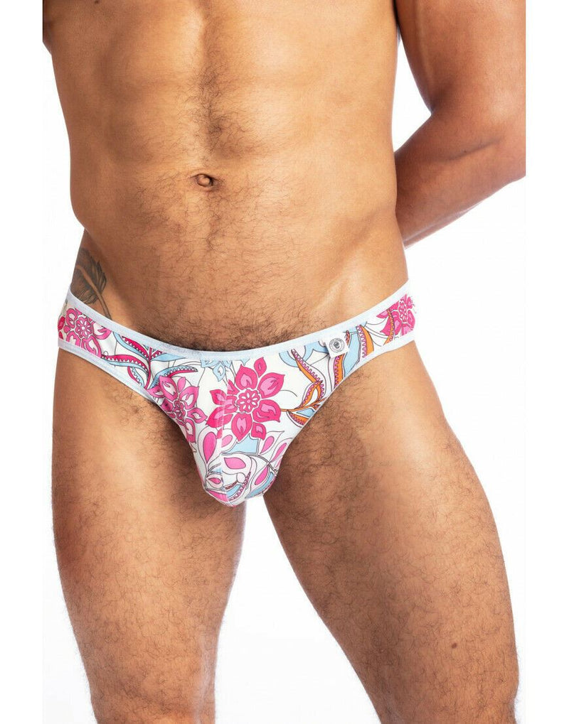 L'Homme Invisible Micro Briefs Technicolor Dreams Push Up Rose Fushia MY44 -TEC8 - SexyMenUnderwear.com