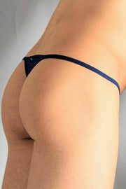 L'Homme Invisible String Striptease Detachable Snap Thong Angelo MY11X-Floral 2 - SexyMenUnderwear.com
