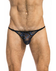 L'Homme Invisible String Striptease Lace Detachable Thong Elysee Blue MY83 1 - SexyMenUnderwear.com