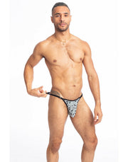 L'Homme Invisible Thongs Striptease Olivier Transparent String Sky UW08-IVY 9 - SexyMenUnderwear.com