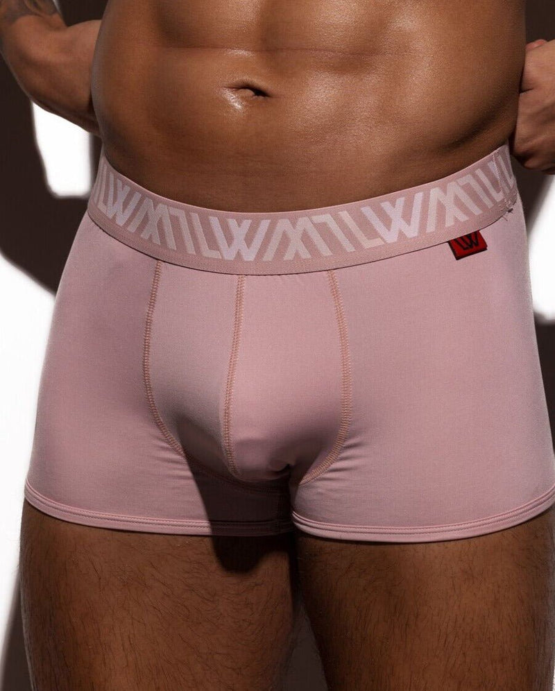 LVW AMSTERDAM Boxer Trunk Smooth Lycra Jersey ECO Salmon 19B - SexyMenUnderwear.com