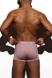 LVW AMSTERDAM Boxer Trunk Smooth Lycra Jersey ECO Salmon 19B - SexyMenUnderwear.com