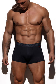 LVW AMSTERDAM Boxers Trunk High Quality Smooth Lycra Jersey ECO Boxer Navy 19B - SexyMenUnderwear.com