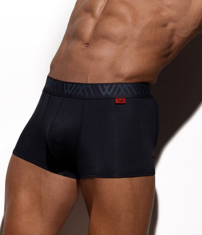 LVW AMSTERDAM Boxers Trunk High Quality Smooth Lycra Jersey ECO Boxer Navy 19B - SexyMenUnderwear.com