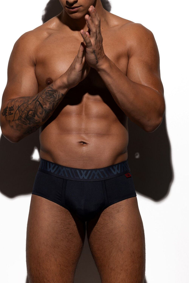 LVW AMSTERDAM Brief Smooth Lycra Jersey Eco-Briefs Navy LVBR102 19B - SexyMenUnderwear.com