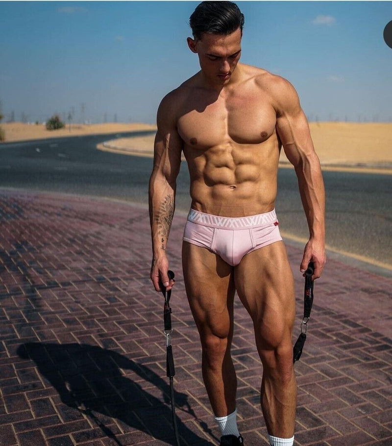 LVW AMSTERDAM Luxury Briefs Lycra ECO Brief Pink Salmon 13 - SexyMenUnderwear.com