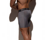 LVW AMSTERDAM Tight Sport Shorts Gym Jammer Activewear Charcoal 20 - SexyMenUnderwear.com