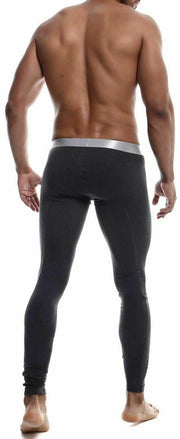 Malebasics Men Leggings Classic Pima Long Johns Charcoal MB105 2 - SexyMenUnderwear.com