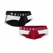 MALEBASICS Spot Brief Cotton Lycra Low-Cut Briefs Black MBS02 4 - SexyMenUnderwear.com