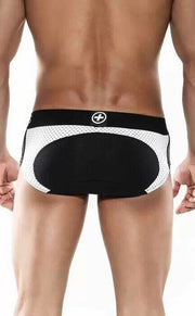 MALEBASICS Spot Brief Cotton Lycra Low-Cut Briefs Black MBS02 4 - SexyMenUnderwear.com