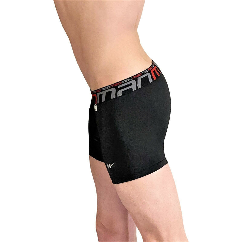 MAO Boxer Sports Comfy Super Soft Boxer Black 1113.11 7 - SexyMenUnderwear.com