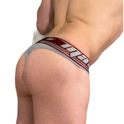 MAO Sports Mesh Thongs Breathable Grey Thong 7525 11 - SexyMenUnderwear.com