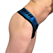 MAO Sports Thongs Breathable Mesh Black Thong 7525 11 - SexyMenUnderwear.com