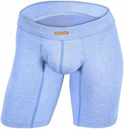 MAO USA Cotton Long Boxer Soft Flexible & Breathable Fabric Steel Blue 1113.4 10 - SexyMenUnderwear.com