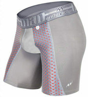 MAO USA Sport Boxer Compression Shorts Mid-cut Grey 1111.1 4 - SexyMenUnderwear.com
