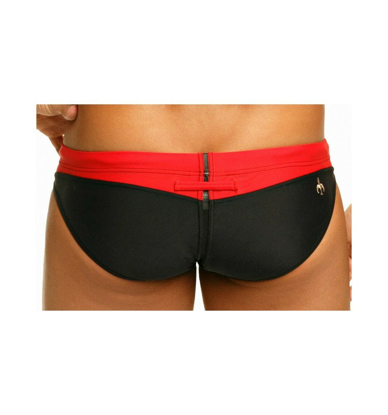 Marcuse Aquaholic Swim-Briefs Swimwear Black 4 - SexyMenUnderwear.com