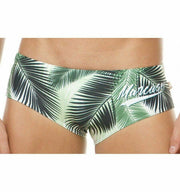 Marcuse Havana Swim-Trunk Tropics Swimsuit Italian Fabric Green 8517 3 - SexyMenUnderwear.com