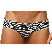 MARCUSE Jungle Swim-brief Swimwear Zebra 9517 3 - SexyMenUnderwear.com