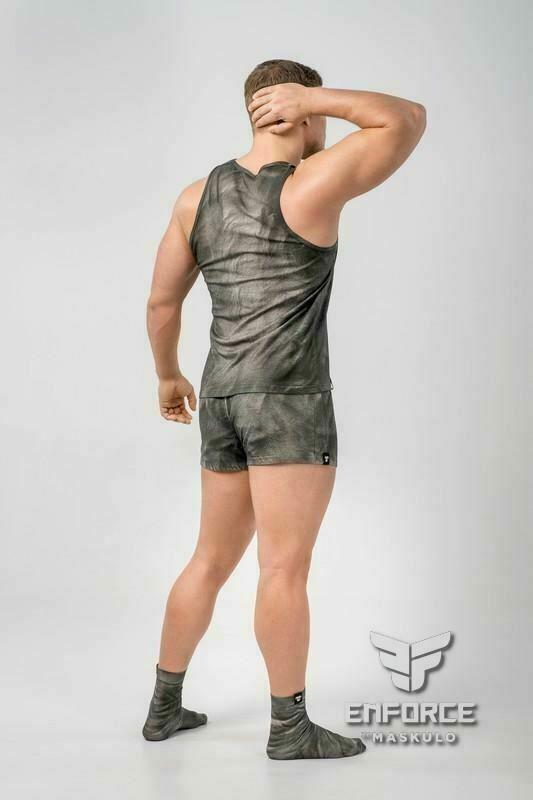 MASKULO Boxer Short EnForce Army Dirty Shorts Camo SH133-93 18 - SexyMenUnderwear.com