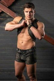 MASKULO Boxer Short EnForce Army Dirty Shorts Camo SH133-93 18 - SexyMenUnderwear.com