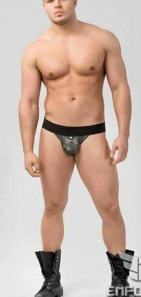 MASKULO Jockstrap Enforce Fetis Jock Army Dirty JS132-93 20 - SexyMenUnderwear.com
