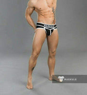 MASKULO Life Briefs Organic Cotton & 2-Mesh Layer White BR040-90 21 - SexyMenUnderwear.com