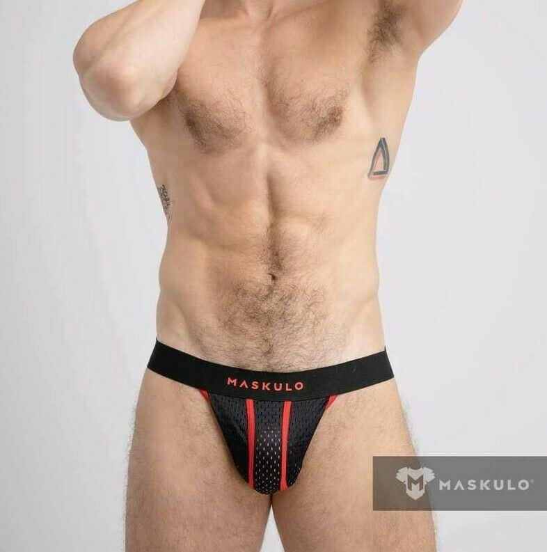 MASKULO Mesh Pouch Jockstrap Elastic Breathable Jock Classy Sporty JS076-10 16 - SexyMenUnderwear.com