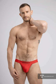MASKULO MicroFiber Jockstrap Push-UP Lining Pouch Classic Red Jock JS072-10 17 - SexyMenUnderwear.com