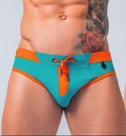 MASKULO Swim-Brief BeGuard Adjustable Swimwear SHARK Glow In Dark SW0806-63 32 - SexyMenUnderwear.com