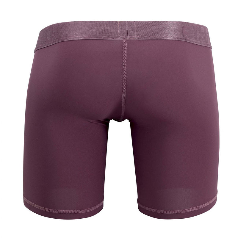 MEDIUM ErgoWear Long Boxer Brief Max XV Body-Defining fit Pink Marsala 1017 30 - SexyMenUnderwear.com