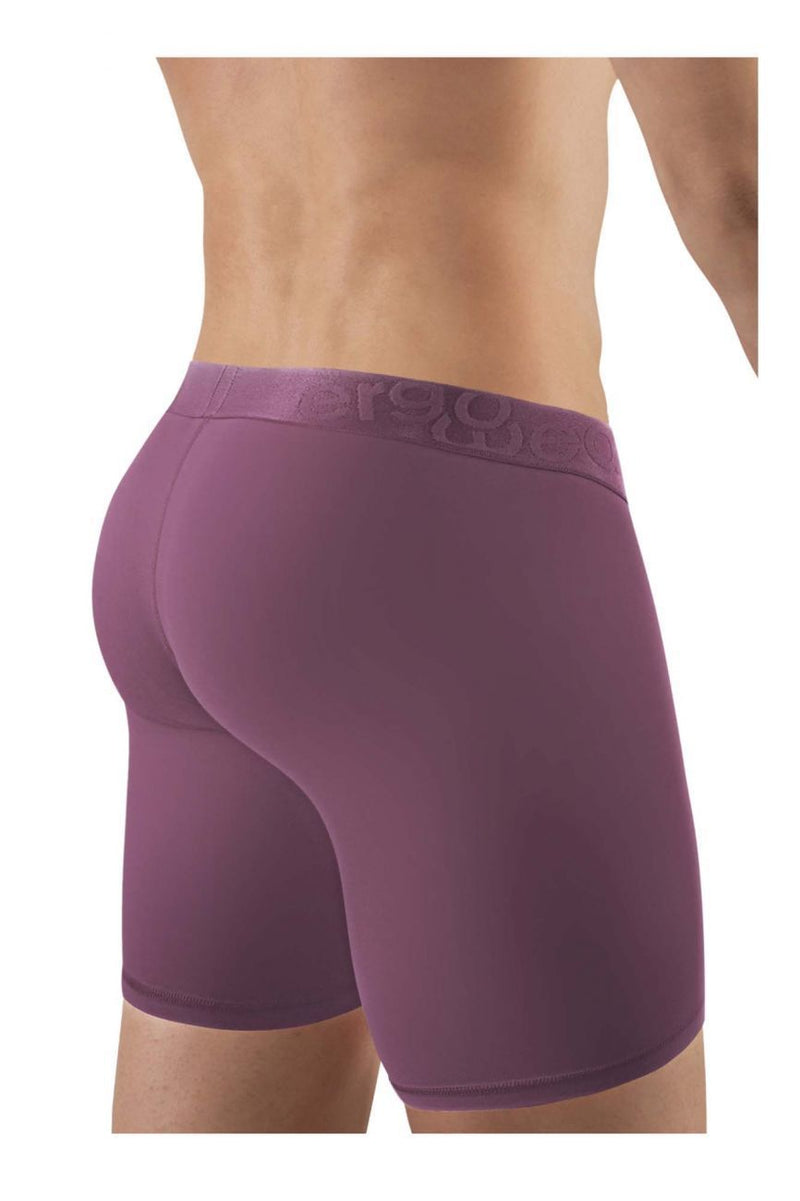 MEDIUM ErgoWear Long Boxer Brief Max XV Body-Defining fit Pink Marsala 1017 30 - SexyMenUnderwear.com