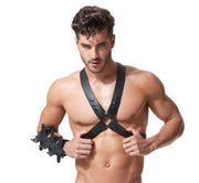 Medium Gregg Homme Frame Leather Harness Genuine 152962 61 - SexyMenUnderwear.com