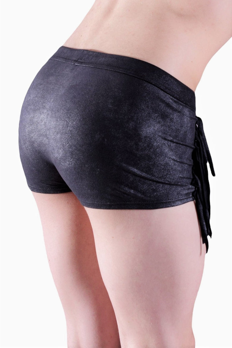 MEDIUM Gregg Homme Fringed Boxer Brief Charcoal MX5 8 - SexyMenUnderwear.com