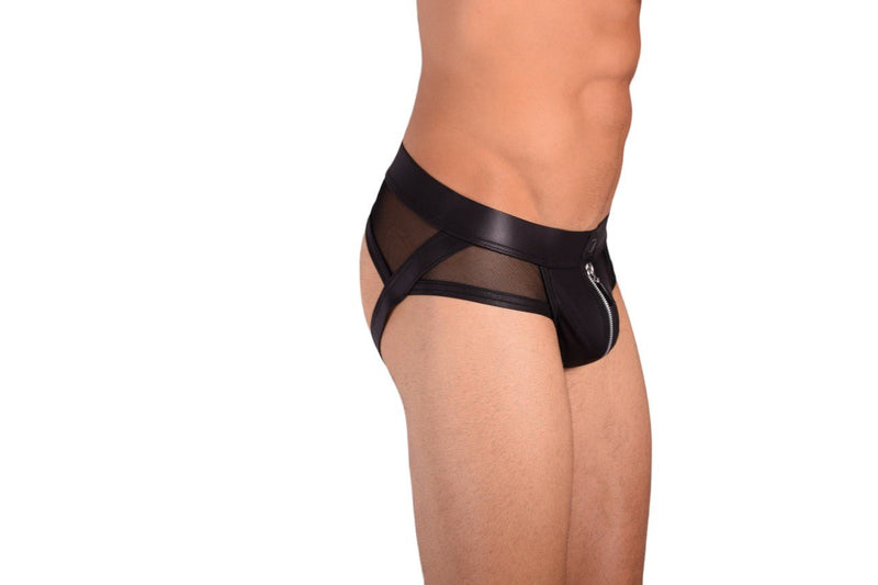 Medium Gregg Homme Jockstrap Reckless Black 140734 78 - SexyMenUnderwear.com