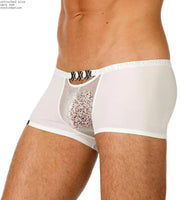 MEDIUM Gregg Homme Kit Tank + Boxer PIMP See-Thru White 96622-05 GT2 - SexyMenUnderwear.com